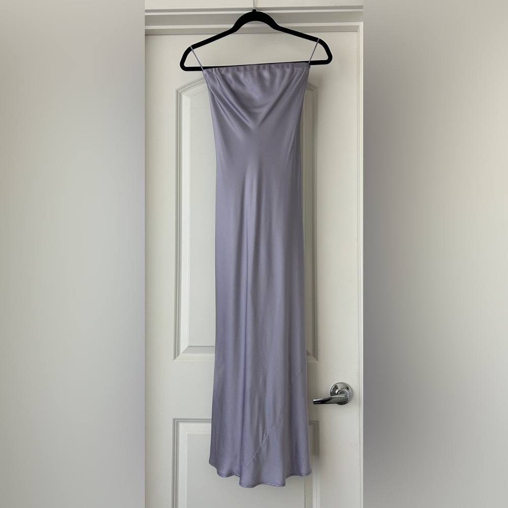 Reformation Joana Silk Dress (strapless)